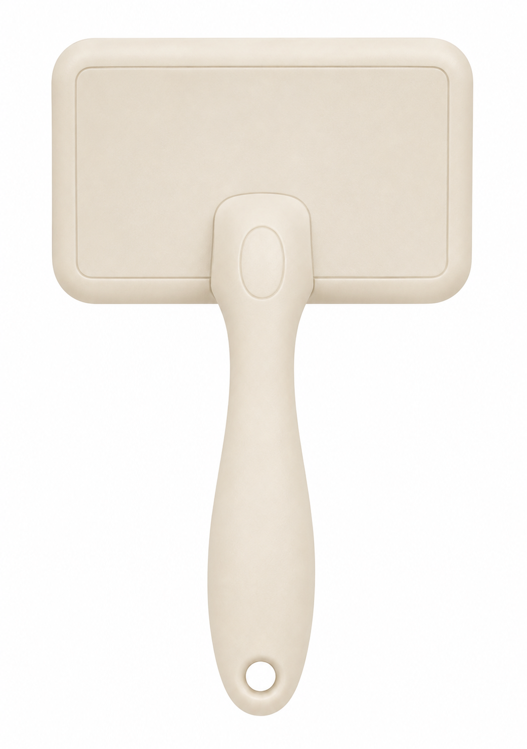 rectangular self cleaning slicker brush for cats – cream rectangular self cleaning slicker brush for cats – cream